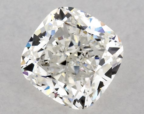 GIA 1.01 Carat H-SI1 Ideal Cut Cushion Modified Diamond